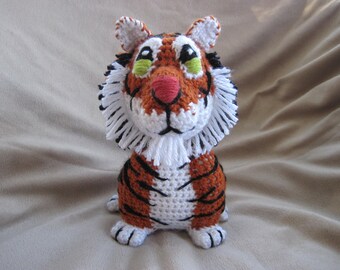 Tiger PDF Crochet Pattern - Digital Download - ENGLISH ONLY
