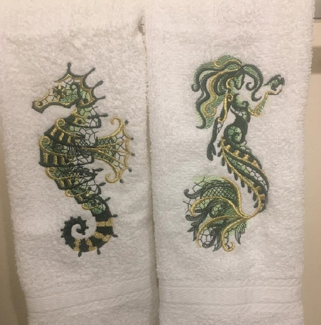 Beach Themed Bath & Hand Towels | Bella Coastal Décor
