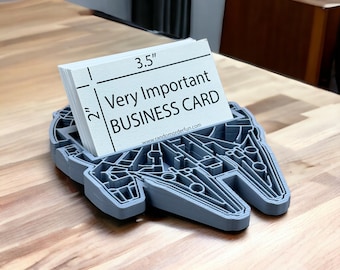 Star Wars Millennium Falcon Business Card Holder, Business Card Tray, Business Card Display, Star Wars Fans, Star Wars Gift