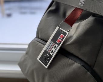 NES Bag Tag | Backpack Tag | Fun Bag Tag | Cute Gamer Gift| Bag Accessory | Gamer Tag | Retro Gamer | Suitcase Tag | Knapsack Tag