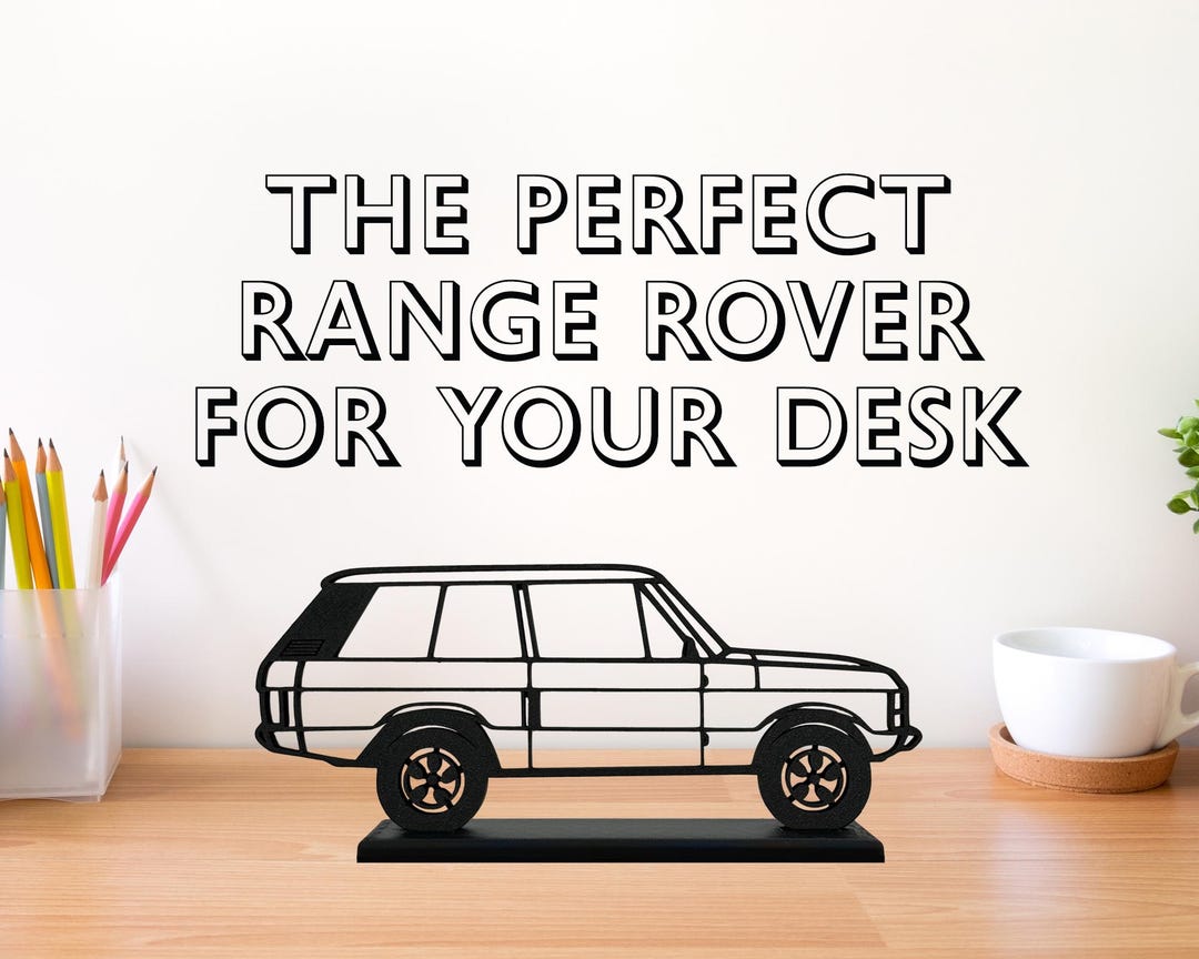 Range Rover Model Custom Name Decor for Office and Bookshelf Decor for ...
