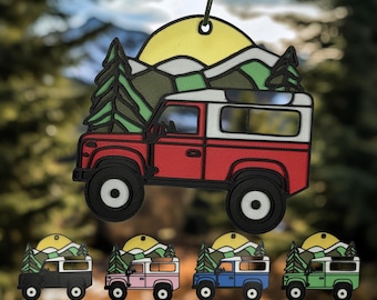 Land Rover Christmas Ornament, Christmas Tree Ornament, Gift Ornament, Ornaments for Christmas, Car Ornament, Landrover Ornament