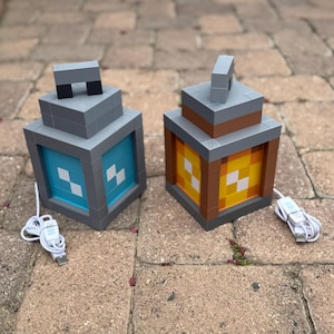 PixelGlow: Minecraft-Inspired Lantern / Night Light