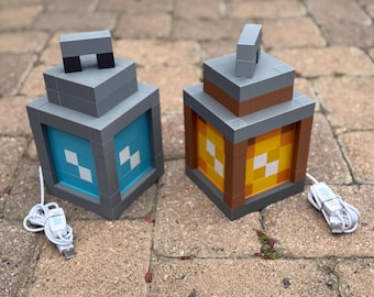 PixelGlow: Minecraft-Inspired Lantern / Night Light