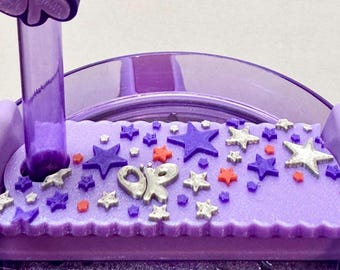 Olivia Rodrigo Stanley Cup Plate with Purple Decor, Includes Decorative Elements. For 30 or 40 oz tumbler.