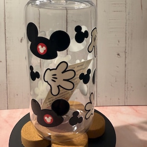 Disney-Inspired Mickey Mouse Tumbler | Cute Plastic Cup with Mickey Ears & Gloves | Reusable Drinkware for Kids and Disney Fans