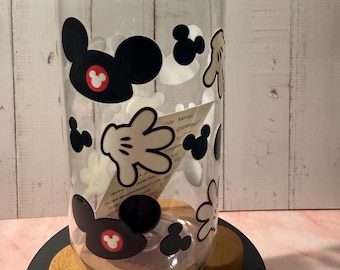 Disney-Inspired Mickey Mouse Tumbler | Cute Plastic Cup with Mickey Ears & Gloves | Reusable Drinkware for Kids and Disney Fans