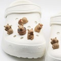 5pcs 3D Capybara Shoe Charms – Cute Animal Accessories for Crocs, Clogs, and Sandals – Fun Jibbitz Style Decor product logo