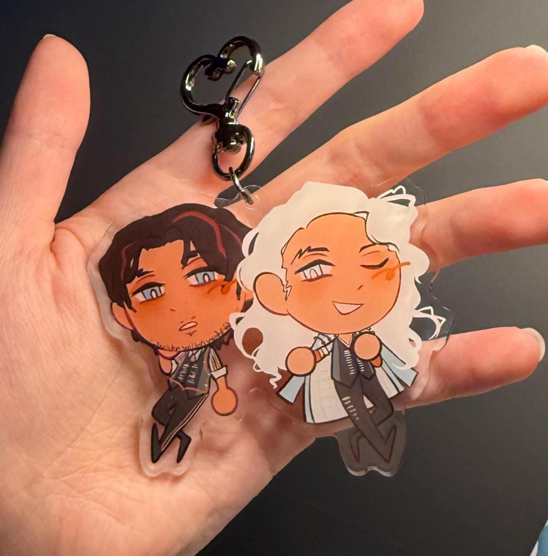 Date Everything: Eddie & Volt Acrylic Charm - Etsy