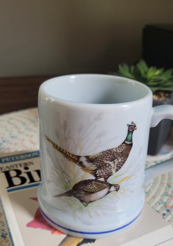 Vintage Mug - Pheasant - Animal - Bird - Nature lover - Coffee or Tea