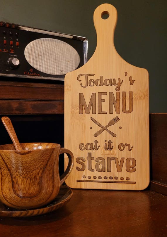 Personalized Bamboo Cutting Board: Custom Charcuterie Board