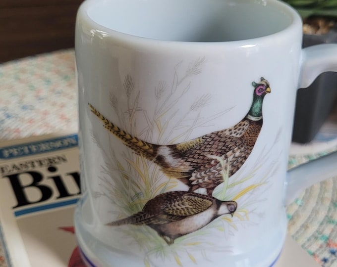 Vintage Mug - Pheasant - Animal - Bird - Nature lover - Coffee or Tea