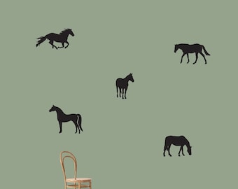 Horse Wall Decals: Nursery Kids Room Decor
