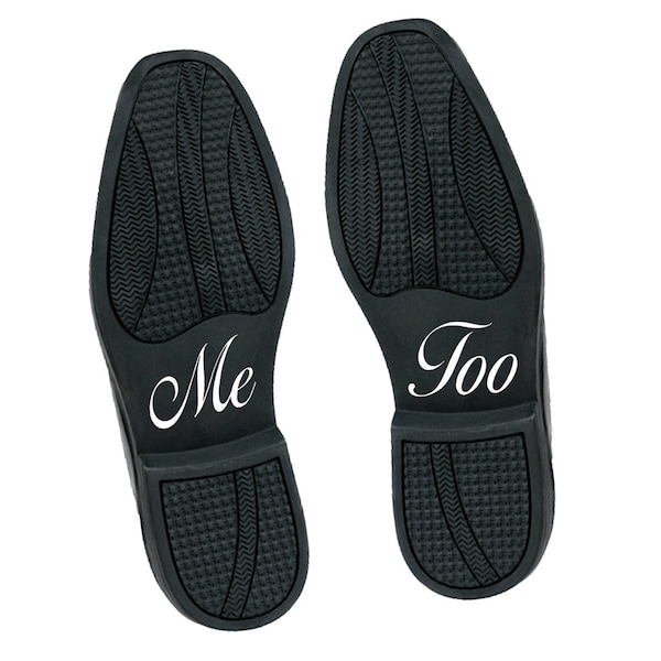 Me Too Wedding Shoe Decals Groom Shoe Stickers Gifts for the Groom Wedding Party Accessories Marriage Vows