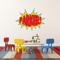 Custom Superhero Comic Book Name Printed Wall Decal Decorative Art Decor Sticker For Kids Teens Bedroom Playroom Select Your Size