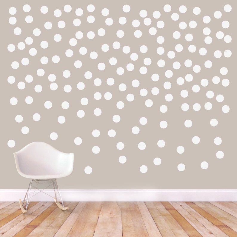 Confetti Dots Wall Decal Decorative Art Decor Sticker for Etsy