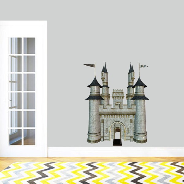 Castle Wall Decal Etsy