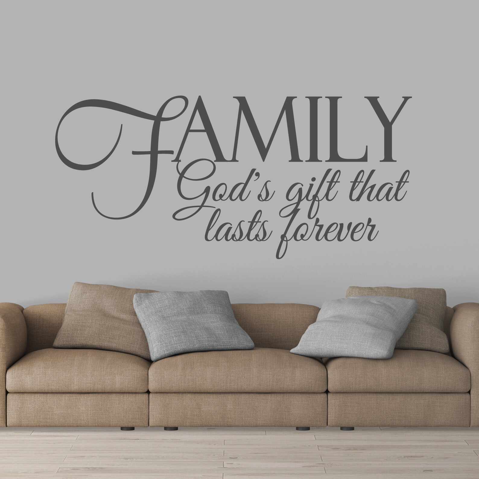 Family God's Gift That Lasts Forever Wall Decal Decorative Etsy