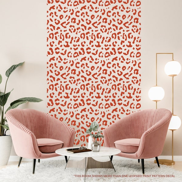 Leopard Wall Decal Etsy