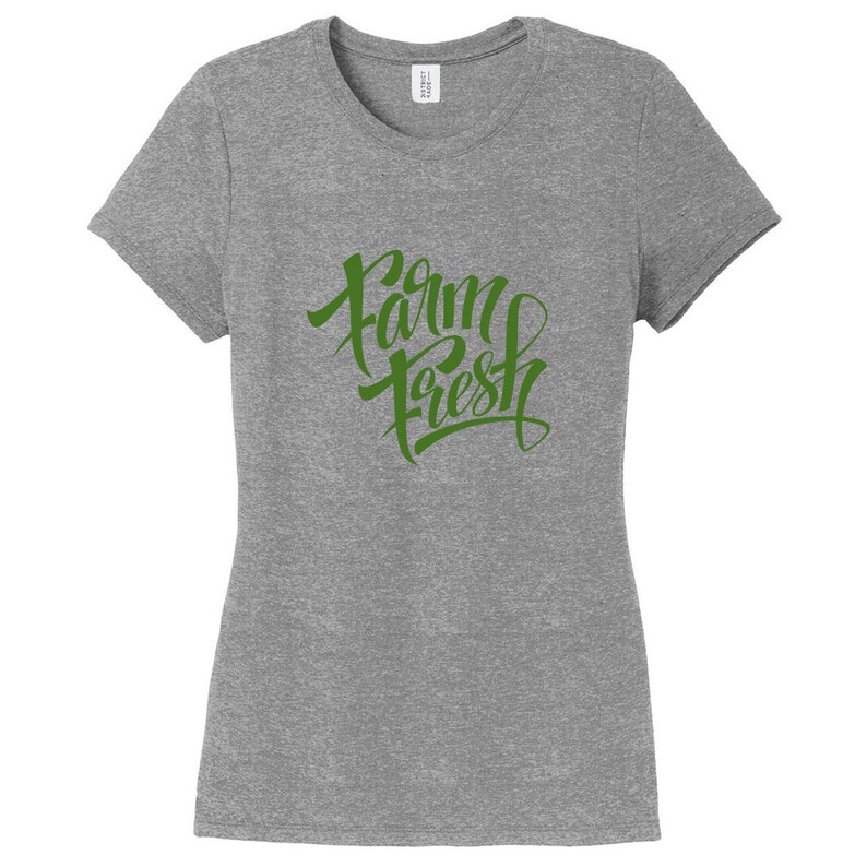 Farm Fresh Women's Fitted T-shirt Farmer Quote Farming - Etsy