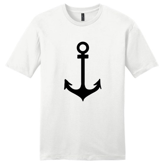 Anchor Unisex T-Shirt Nautical Beach Lake Graphic Tees | Etsy