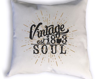 Vintage Ohio Soul Pillow - Home Decor Ohio Living Room and Bedroom Accessories