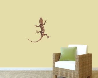 Real Life Lizard Wall Decal Decorative Art Decor Sticker For Nursery Kids Bedroom Playroom Classroom Select Your Size