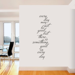 Inspirational Quote Vinyl Decal Be Positive Wall Sticker for Home Décor