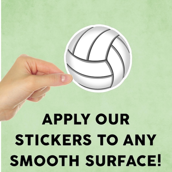 Volleyball Mini Sticker Decal for Tumbler / Device / Laptop / iPad / Water Bottle / Indoor / Outdoor