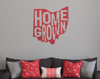 Homegrown Ohio Wall Decal