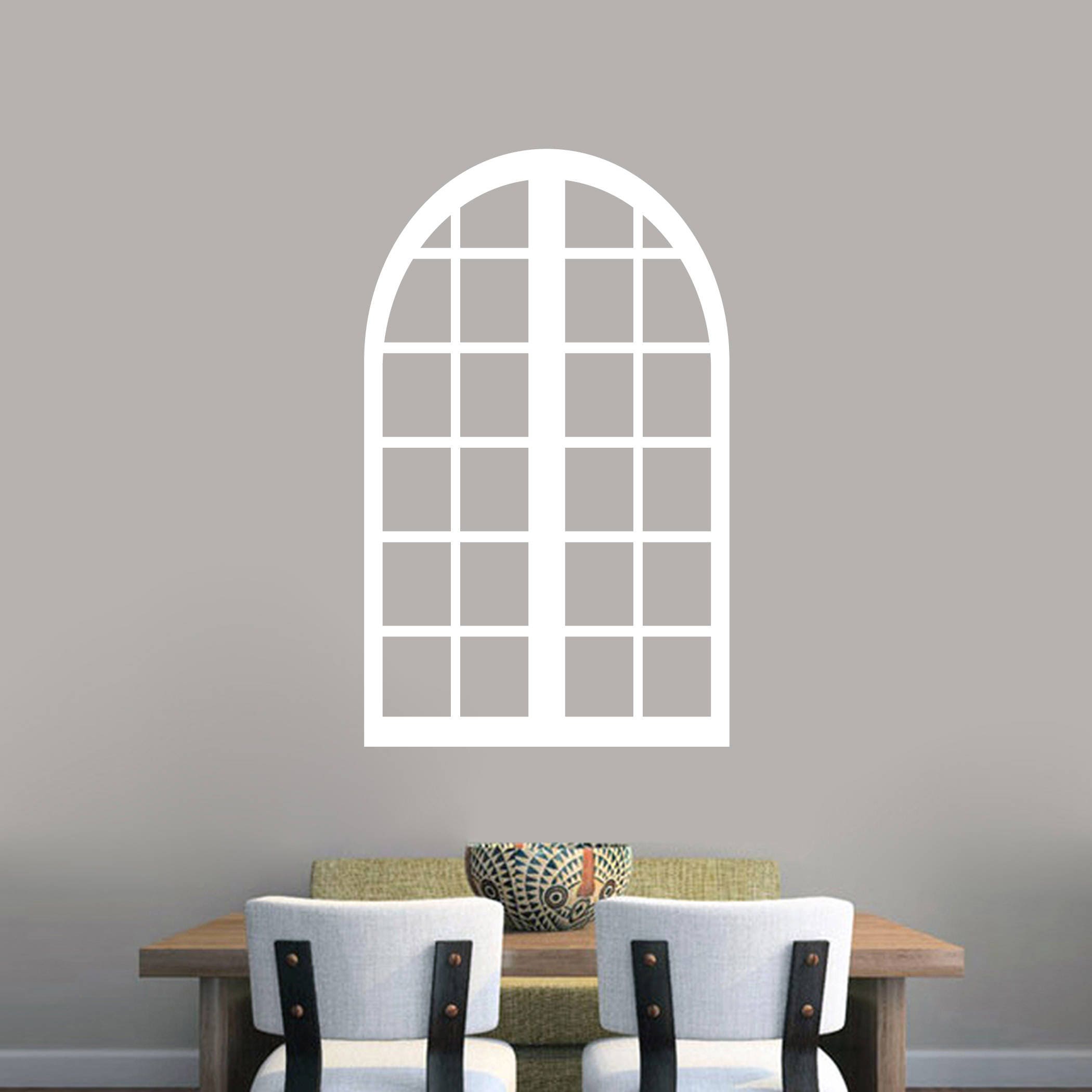 Tall Arched Window Frame Dining Room Kitchen Family and Etsy