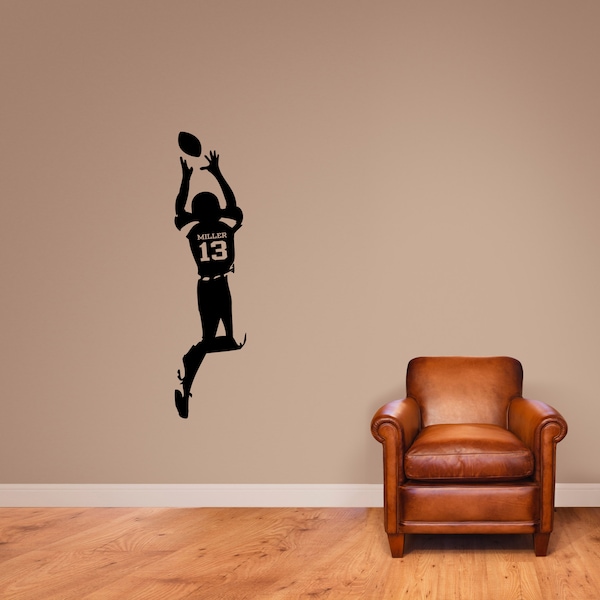 Football Wall Decals Etsy