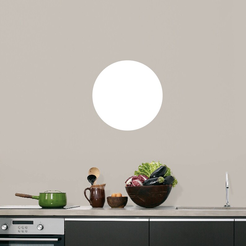 Dry Erase Circle Wall Decal Decorative Art Decor Sticker for Etsy