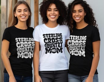 Custom Cross Country Mom T-Shirt: Personalized Sports Apparel