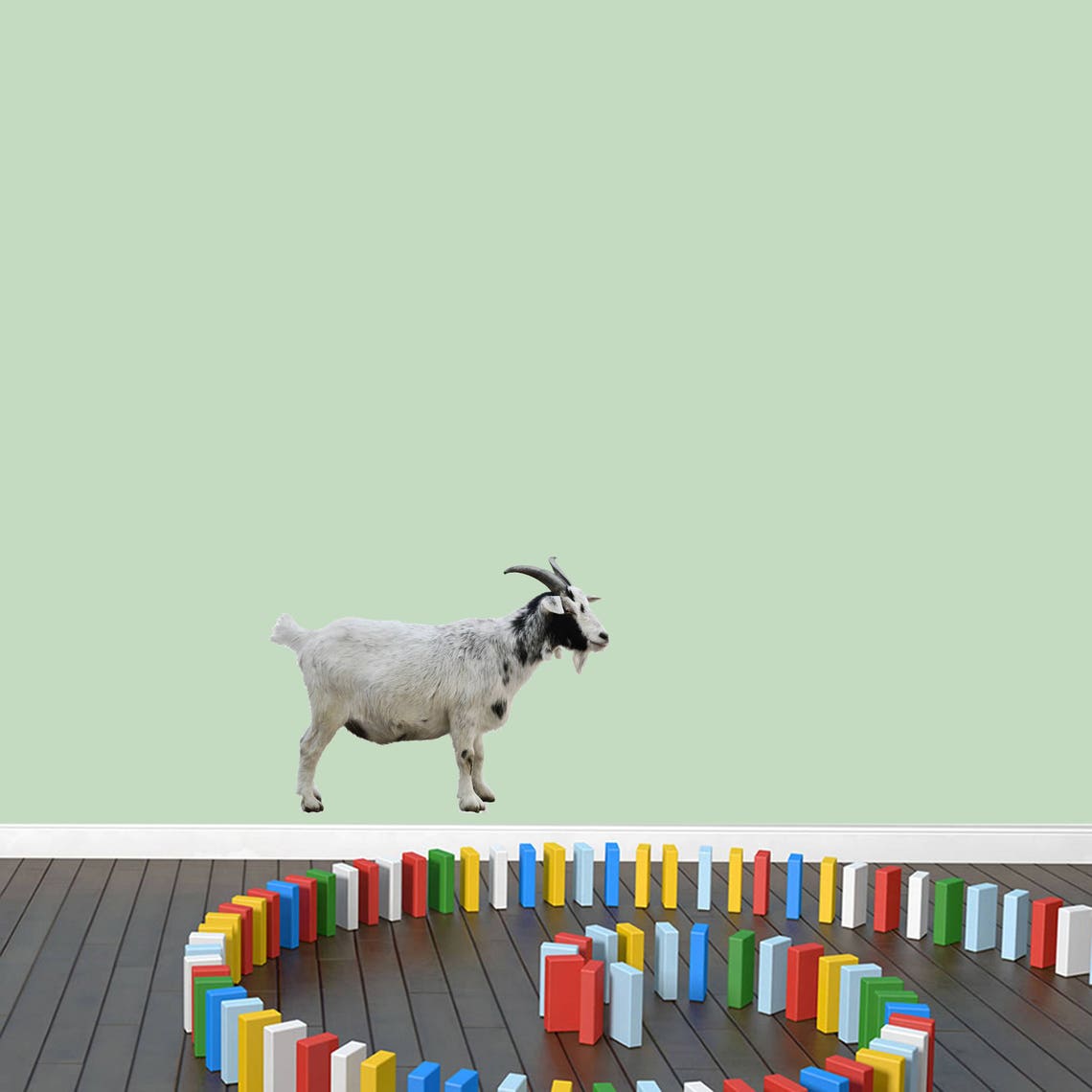 Real Life Goat Wall Decal Kid's Room Playroom Classroom Etsy