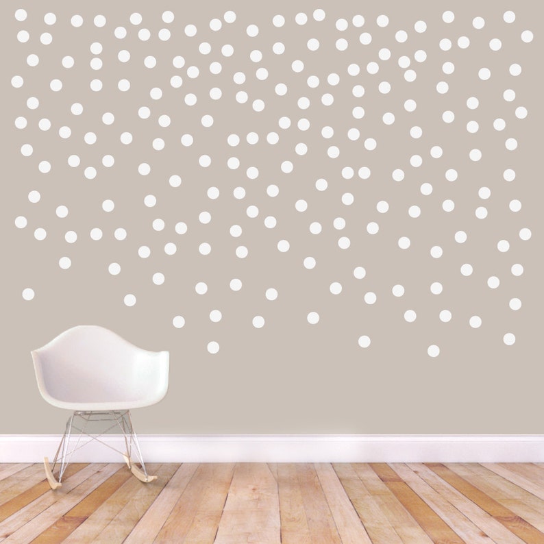 Confetti Dots Wall Decal Decorative Art Decor Sticker for Etsy