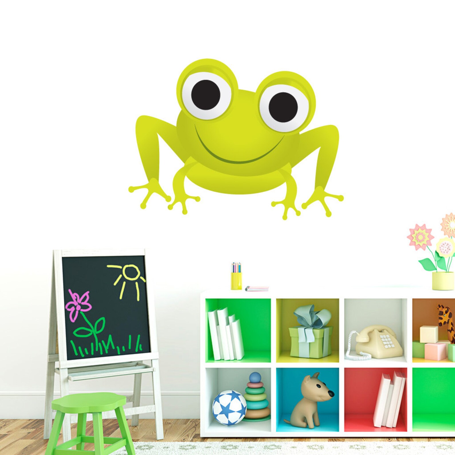 Frosch Bedruckte Wandtatto Dekorative Kunst Dekor Sticker für | Etsy