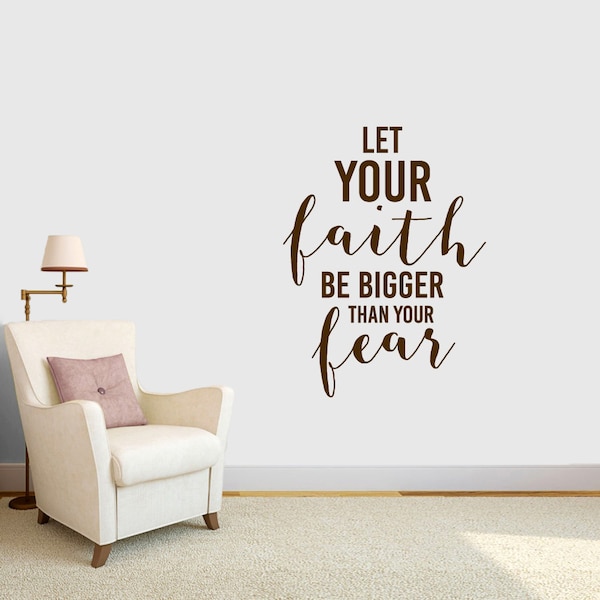Faith Wall Decal Etsy