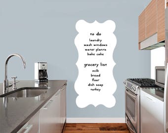 Fancy Dry Erase Wall Decal Decorative Art Decor Sticker For Kids Teens Bedroom Classroom Kitchen Office Entryway Select Your Size