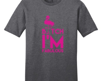 B*tch I'm Fabulous Unisex T-Shirt, Funny Quotes Graphic Tees