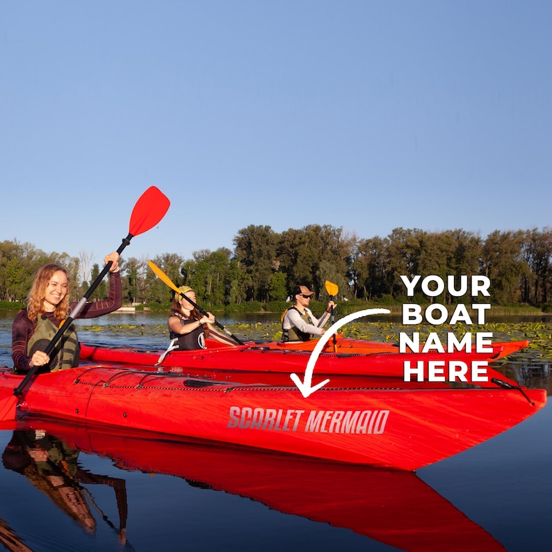 Custom Boat Name Decal image 2