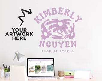Custom Business Logo Wall Decal: Personalized Office Decor
