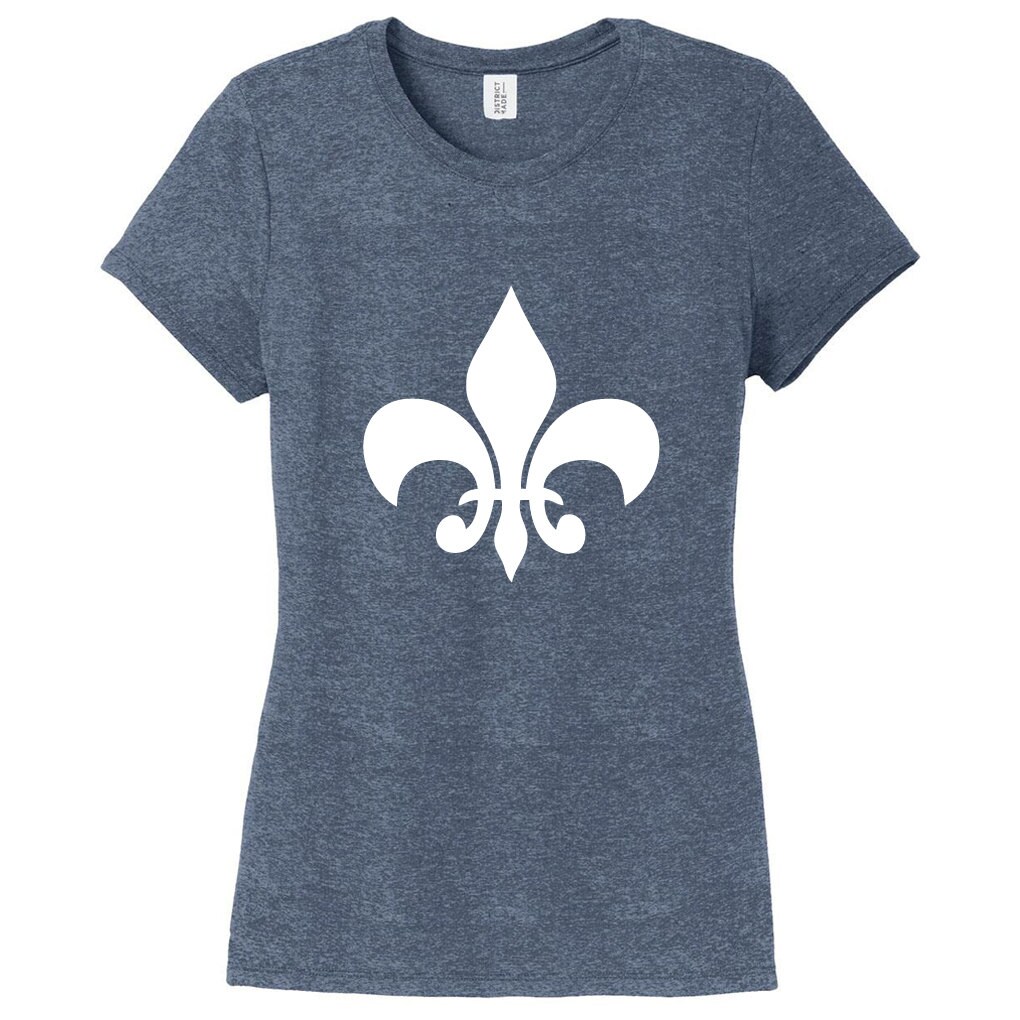 Fleur De Lis Women's Fitted T-shirt 