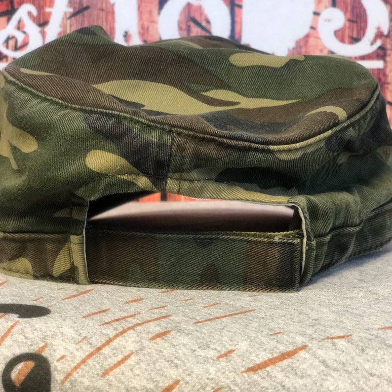 Camo Distressed Military 1803 Ohio Patch Hat Cap