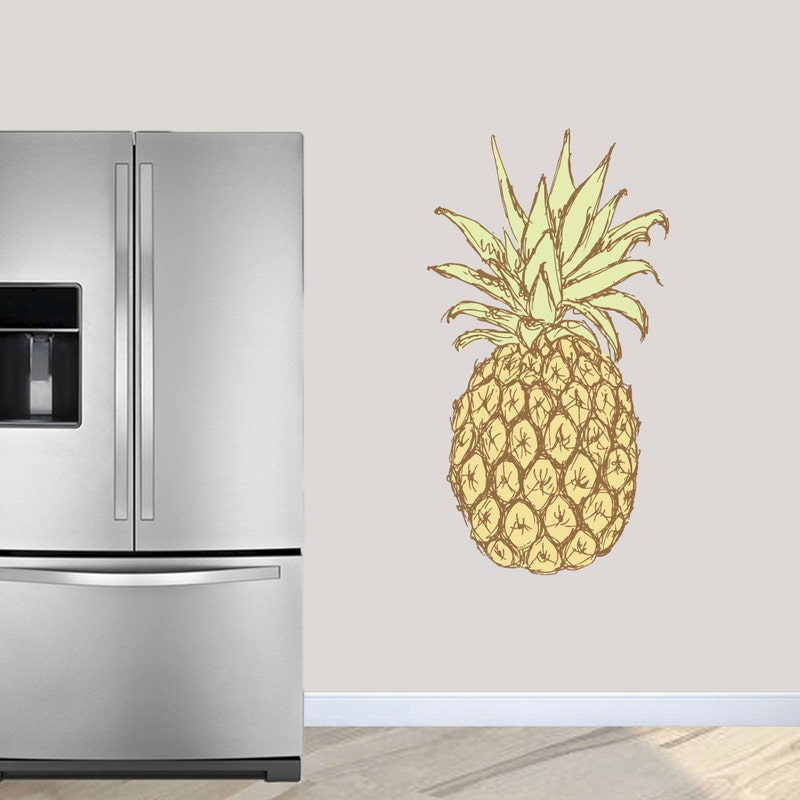 Pineapple Wall Decal - Etsy