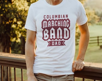 Custom Name Marching Band Dad Basic Unisex T-Shirt