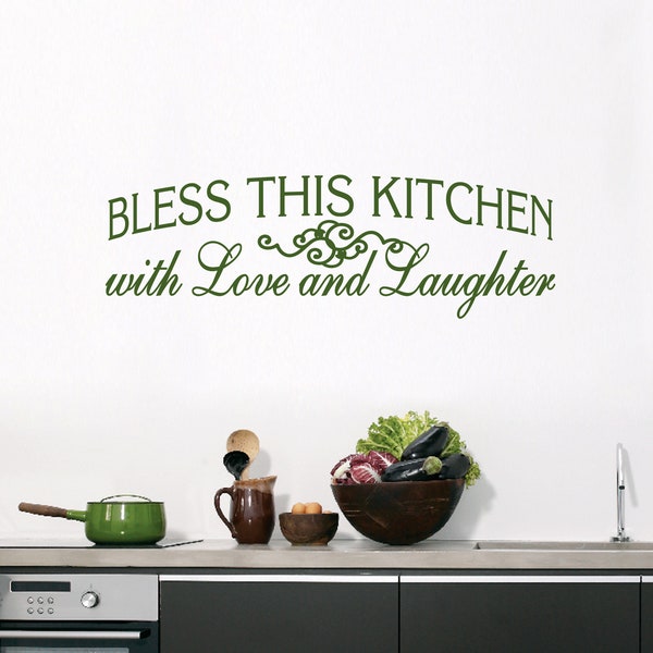 Kitchen Wall Quotes Etsy