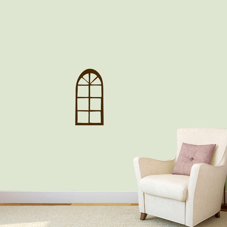 Arched Window Wall Decal Decorative Art Decor Sticker For Etsy