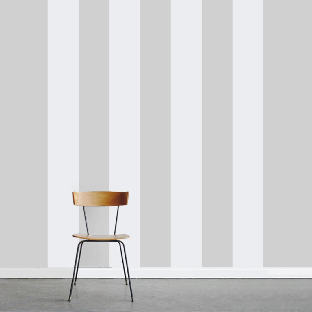 Stripes Wall Decals Set, Stripe Lines Wallpaper Mural Stickers, Select
