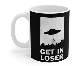Alien Abduction Coffee Mug: Funny Sci-Fi UFO Gift